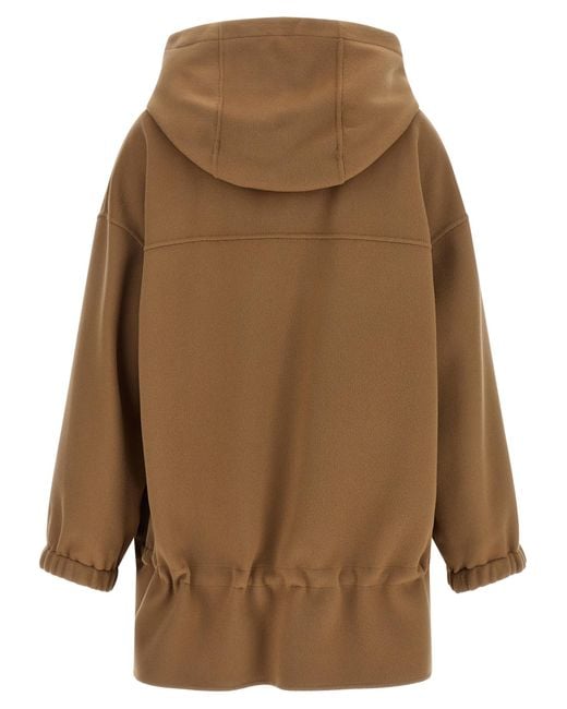 Max Mara Brown Wool Coat Clothing