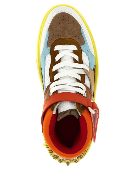 Christian Louboutin Multicolor Astroloubi Mid Sneakers for men
