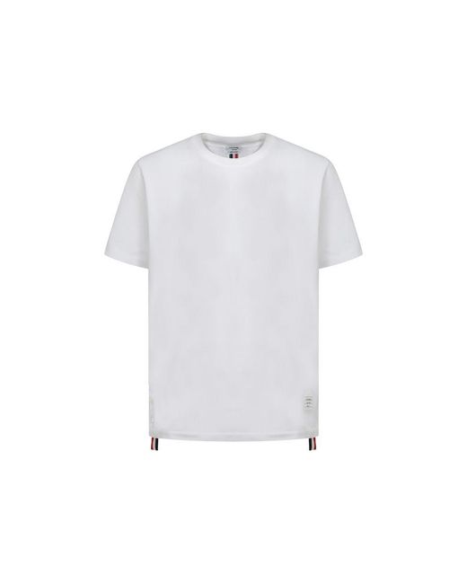 Thom Browne White Cotton T for men