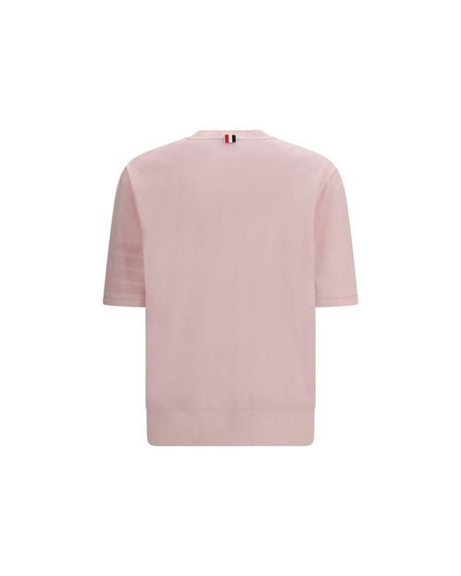 Thom Browne Pink Multicolor Cotton T for men