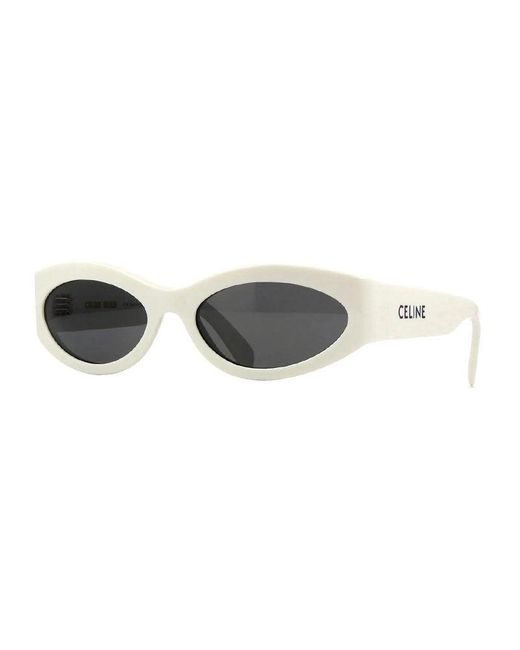 Céline Gray Sunglasses Cat Eye Full Rim, And Zebra Frame Lens Cl40288I04A
