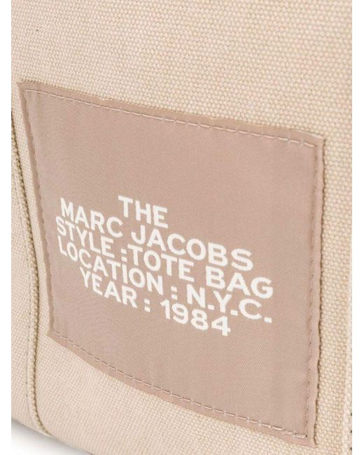 Marc Jacobs White Satchel Bag Cotton Tote-Bags