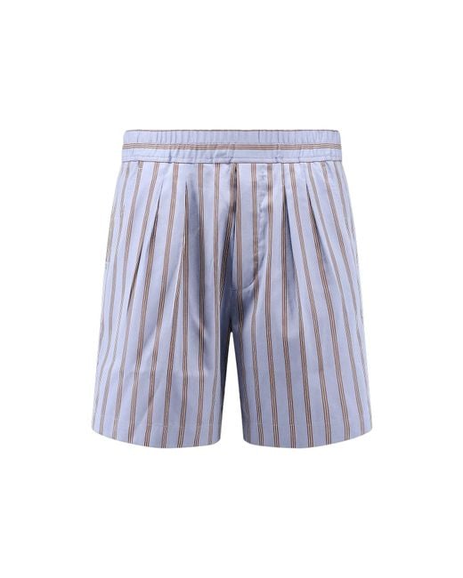 Tom Ford Blue Silk Bermuda Shorts for men