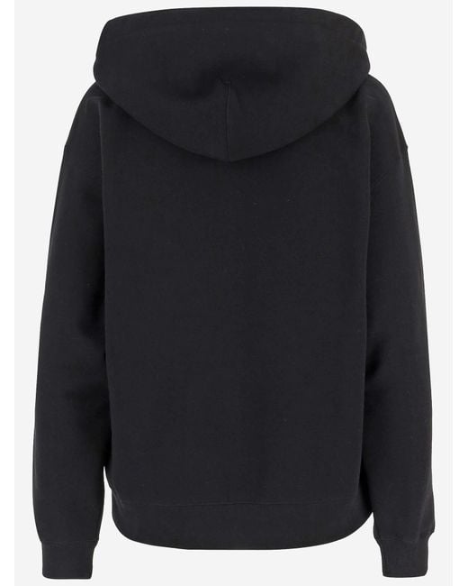 Jil Sander Black Cotton Sweatshirt With Logo