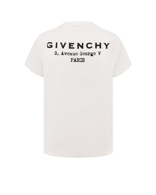 Givenchy White T-Shirts And Polos