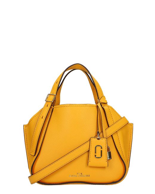 Marc Jacobs Yellow Tote In Leather