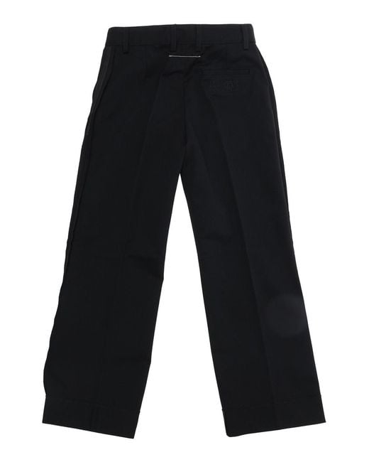 MM6 by Maison Margiela Blue Tech Fabric Pants Polyester Trousers for men