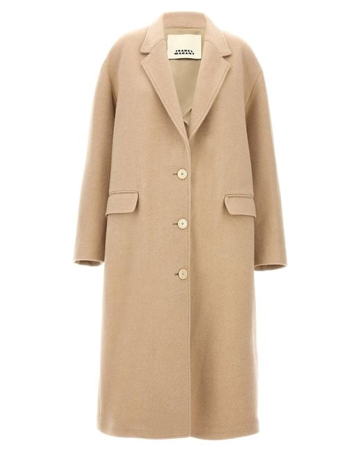 Isabel Marant Natural Efezia Coat