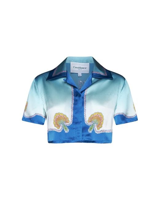Casablancabrand Blue Shirt