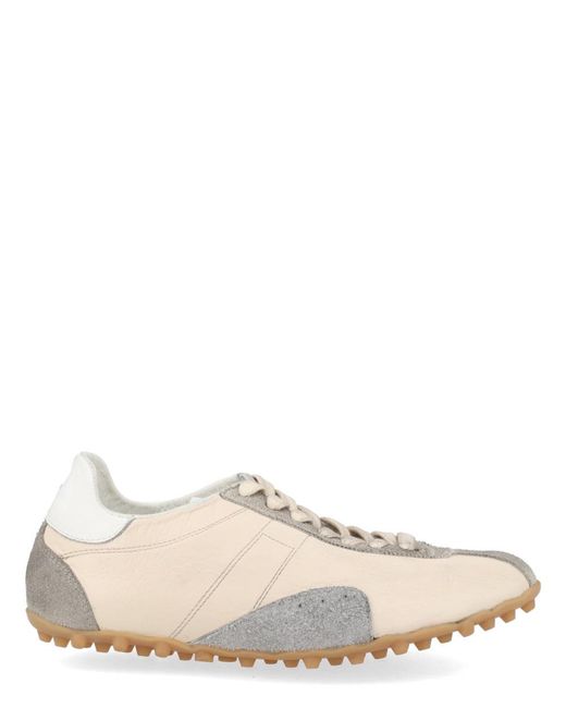 Maison Margiela Natural Sneakers Sprinters Leather Trainers