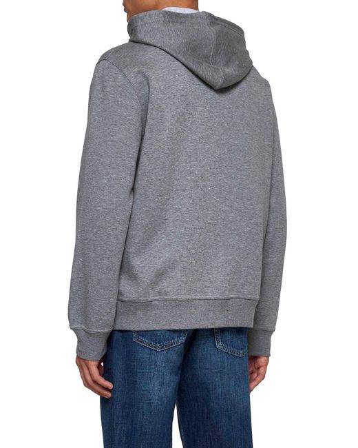 Brunello Cucinelli Gray Leisure Zip-Up Sweatshirt for men