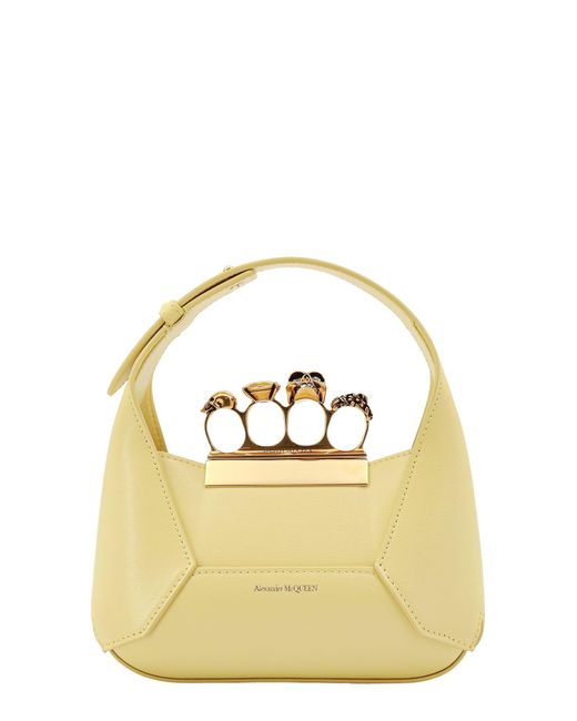 Alexander McQueen Metallic Jewelled Handbag