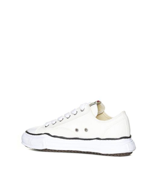 Maison Mihara Yasuhiro White Peterson Canvas Low-top Sneakers for men