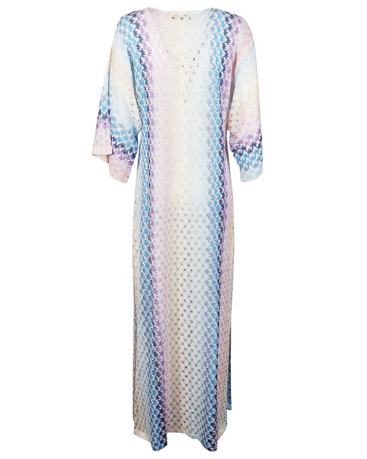 Missoni Blue Long-Length Dress