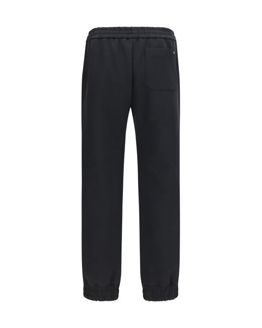 Valentino Blue Cotton Sweatpants Cotton; Polyester Pant for men