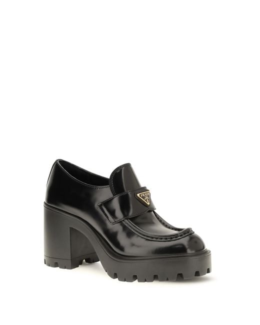 Prada Black Loafer Shoes Loafers