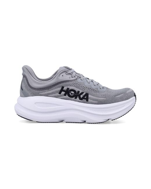 Hoka One One Gray Bondi 9 for men