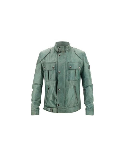 Belstaff Green Gangster Jacket for men