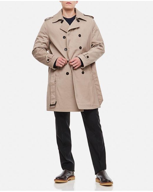 Fay Natural Padded Trench Coat for men