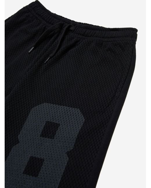 DIESEL Black Shorts Pmesh Cotton for men
