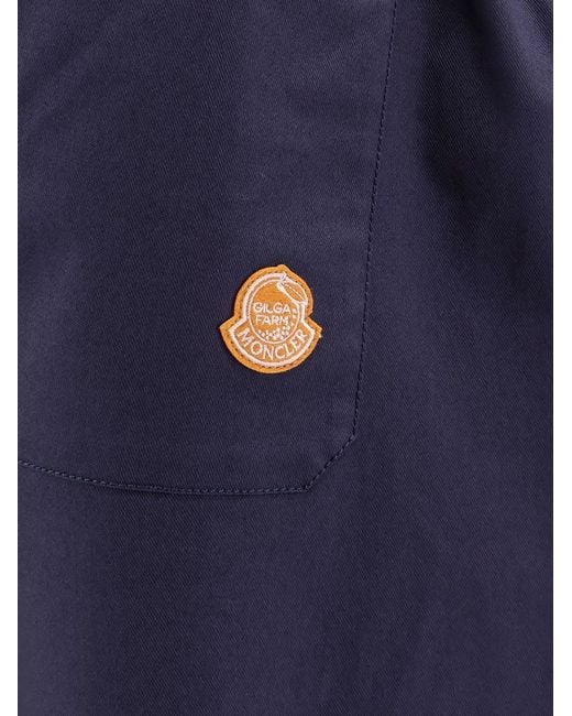 Moncler Genius Blue Moncler X Gilga Farm Designed By Donald Glover Cotton Blend Trousers for men