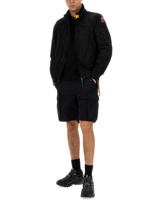 Parajumpers Black Nylon Jacket for men