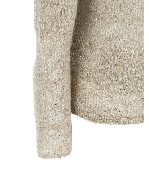 Brunello Cucinelli Natural Nylon Cardigan Clothing