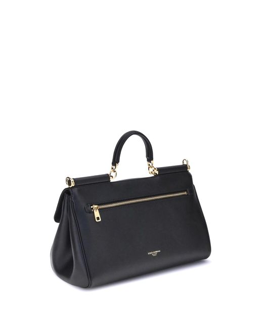 Dolce & Gabbana Blue My Sicily Handbag Calf Leather Bos Taurus Shoulder Bags
