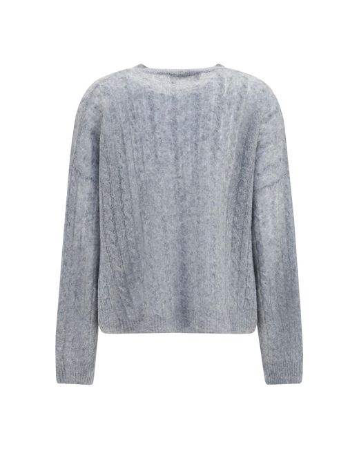 Lisa Yang Gray Amabel Sweater Kashmir/Capra Hircus; Silk