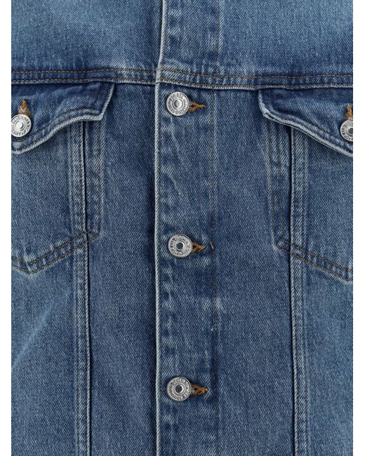 7 For All Mankind Blue Jackets for men