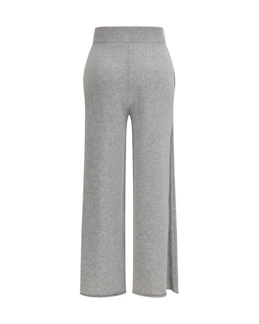 Max Mara Gray Cashmere Pants Trousers