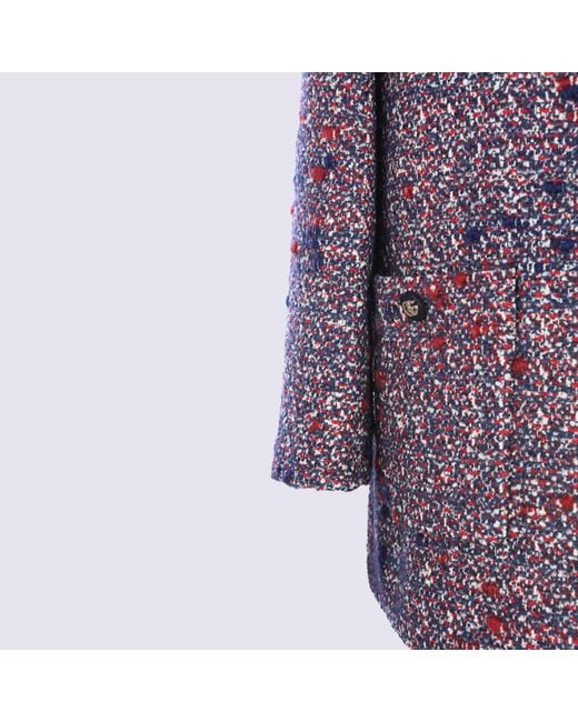 Gucci Purple And Wool Casual Jacket