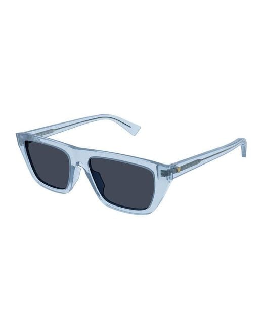 Bottega Veneta Blue Frame And Lens Sunglasses
