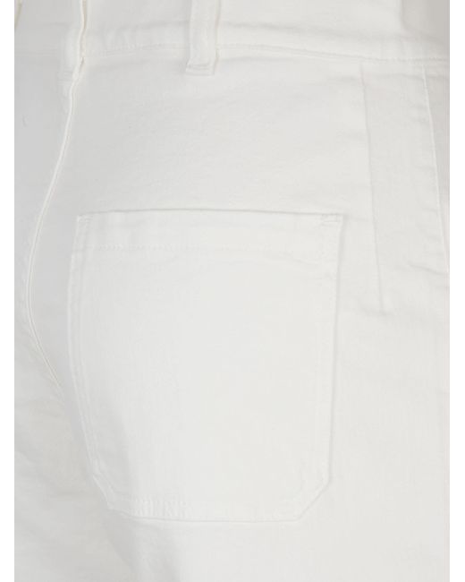 Eleventy White Trousers