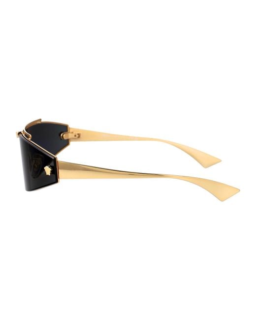 Versace Black Metal Sunglasses