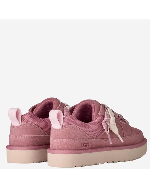 Ugg Pink Sneakers Lo Lowmel Leather Trainers