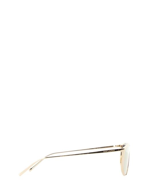 Saint Laurent White Eyeglass Sl 605 Moon Metal Sunglasses