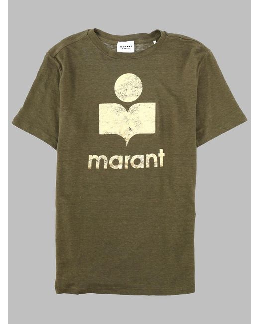Isabel Marant Green T-Shirt Zewel Cotton T-Shirts