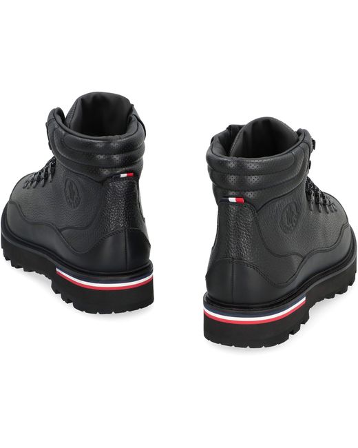 Moncler Black Paka Hiking Boots for men