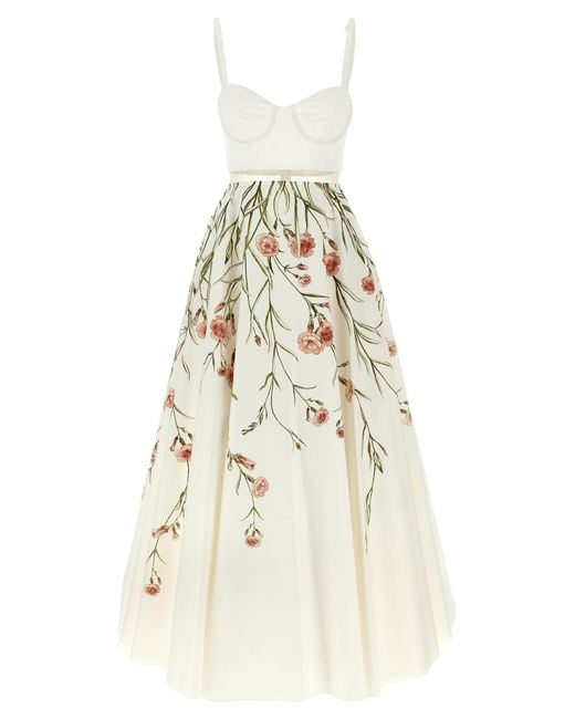 Giambattista Valli White Long Dress
