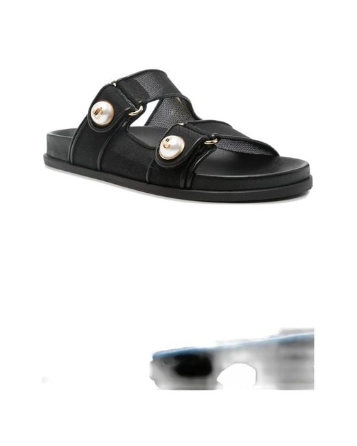 Jimmy Choo Black Fayence Patent Leather Sandals