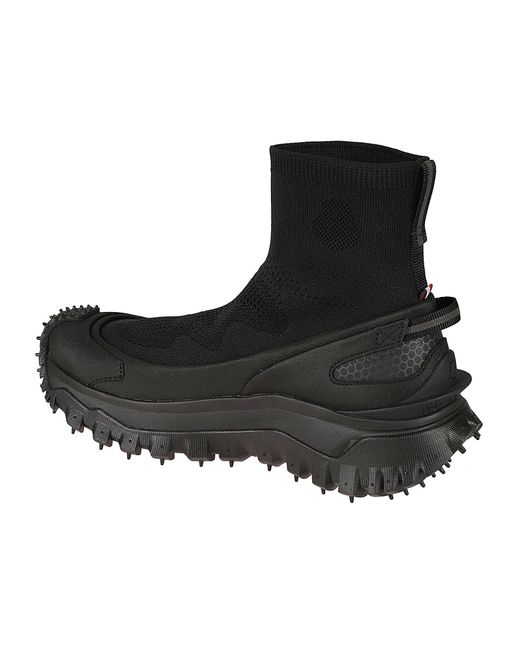 Moncler Black Trailgrip Knit Sneakers