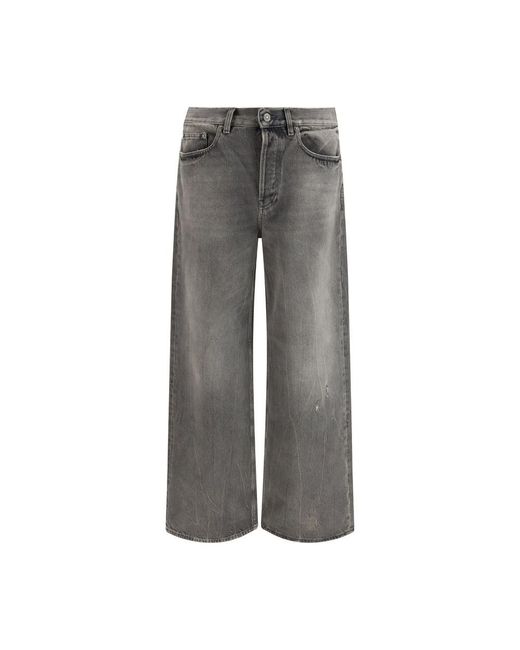 Golden Goose Deluxe Brand Gray Cotton Relaxed Fit Jeans for men