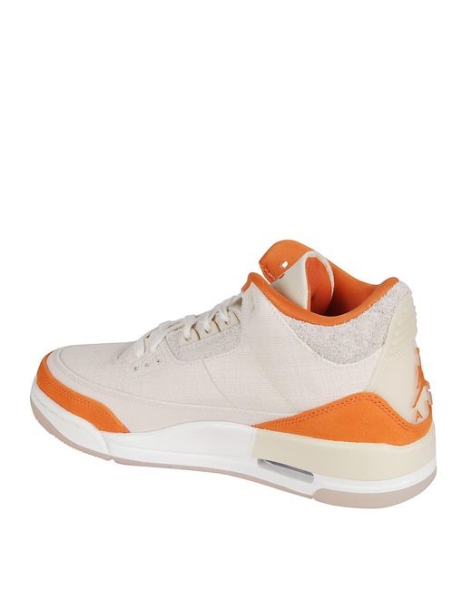 Nike White Air Jordan 3 Retro T Sneaker