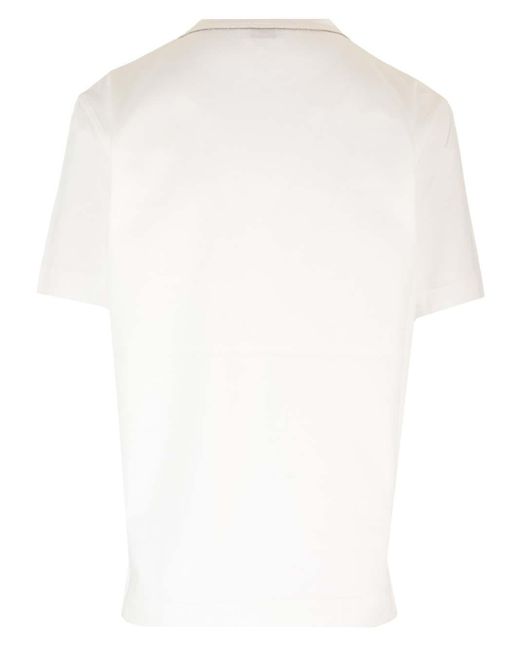 Brunello Cucinelli White Cotton T-Shirt