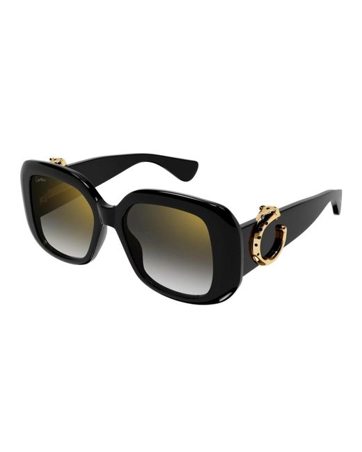 Cartier Black Ct0471S 001 Sunglasses