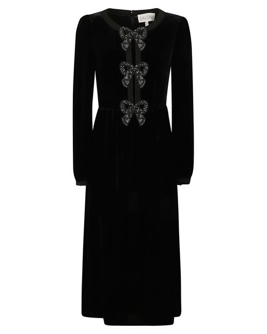 Saloni Black Dress