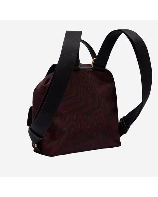 Pinko Black Nylon Backpack Backpacks