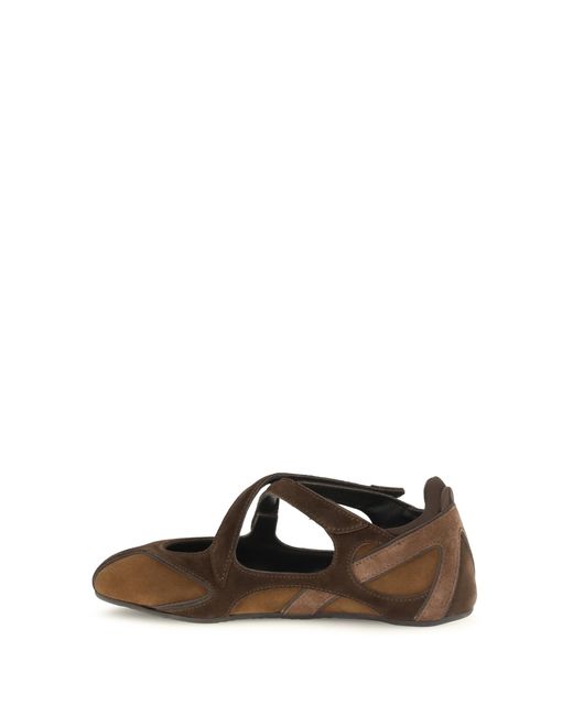 The Attico Multicolor Nomad Ballerinas