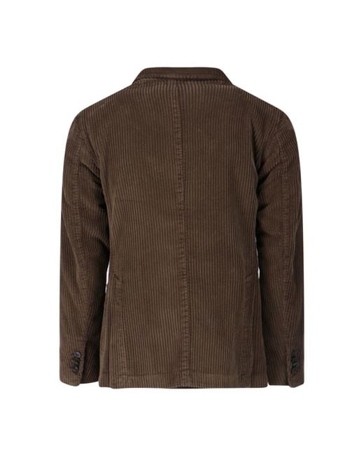 Boglioli Brown Corduroy Blazer for men